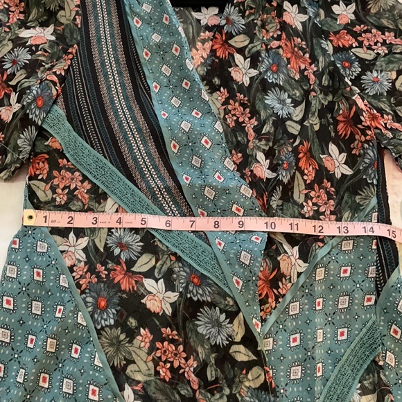 Anthro Tiny Brand Patchwork Blouse - Picture 6 of 8